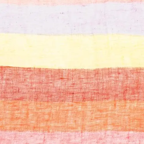 Paul Smith PS WOMEN SCARF HAND PNT STRP, Red, One Size - Image 3