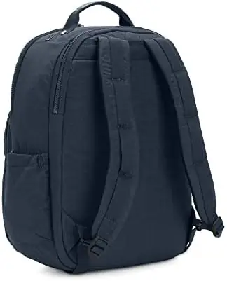 Kipling Women's Seoul Extra Large 17” Laptop Backpack, Durable, Roomy with Padded Shoulder Straps, Bag, True Blue Tonal 2, 13.5" L x 18.25" H x 7.75" D - Image 6