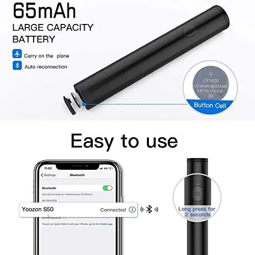 JHWSX Selfie Stick Tripod, Extendable Selfie Stick with Remote, Compatible with Phone - Image 6