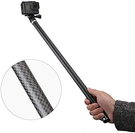 JHWSX Aluminum Alloy Extendable Handheld Selfie Stick Telescoping Pole for Smartphone Action - Image 2