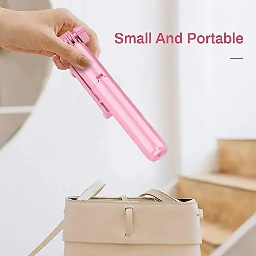 n/a 4 in 1 Wireless Bluetooth Selfie Stick LED Ring Light Extendable Handheld Monopod Live Tripod for Smartphone - Image 4