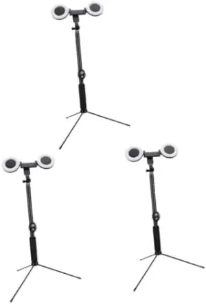 Abaodam 3 pcs Cellphone Selfie lamp Fill Light Mobile Phone Selfie lamp Mobile Phone LED Ring lamp Selfie Light Tripod Cellphone Tripod Selfie Stick Tripod Bracket Fall to The Ground